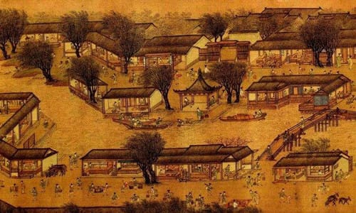 《清明上河图》仇英版本与张择端版本的区别