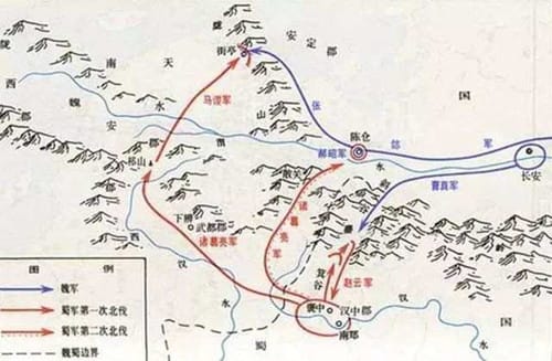 诸葛亮第四次北伐经过