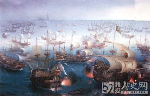 西班牙无敌舰队前往英吉利海峡作战