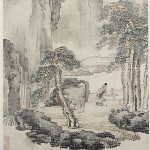 《商山四皓图》画作简介及艺术鉴赏