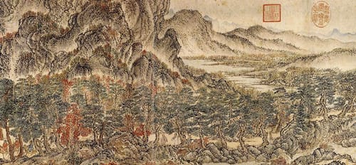 《夏景山口待渡图》创作背景与赏析