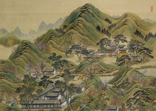 圆明园中以《桃花源记》为模板的是哪里