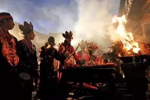 祭丁巴什罗仪式的过程