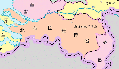 北布拉班特省在荷兰什么地方