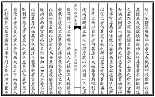 《御制人臣儆心录》作品简介