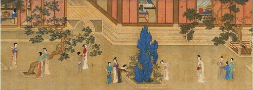 《汉宫春晓图》的鉴赏