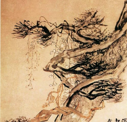 《松藤图》画作简介