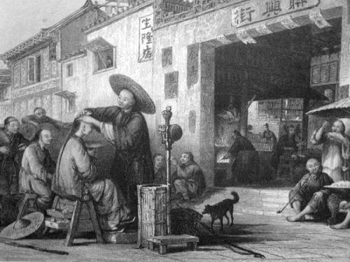 古代皇帝理发的故事