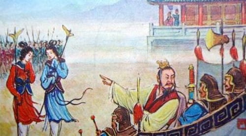 孙武杀妃练女兵